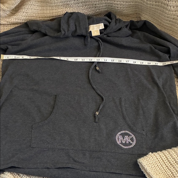 Gray Michael Kors Hoodie women’s 1X with Front Pocket - Picture 5 of 8